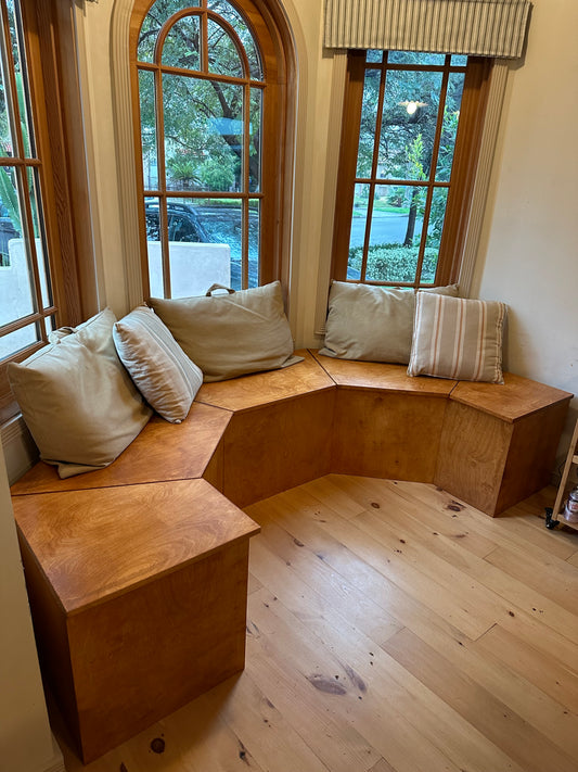 Custom kitchen bench