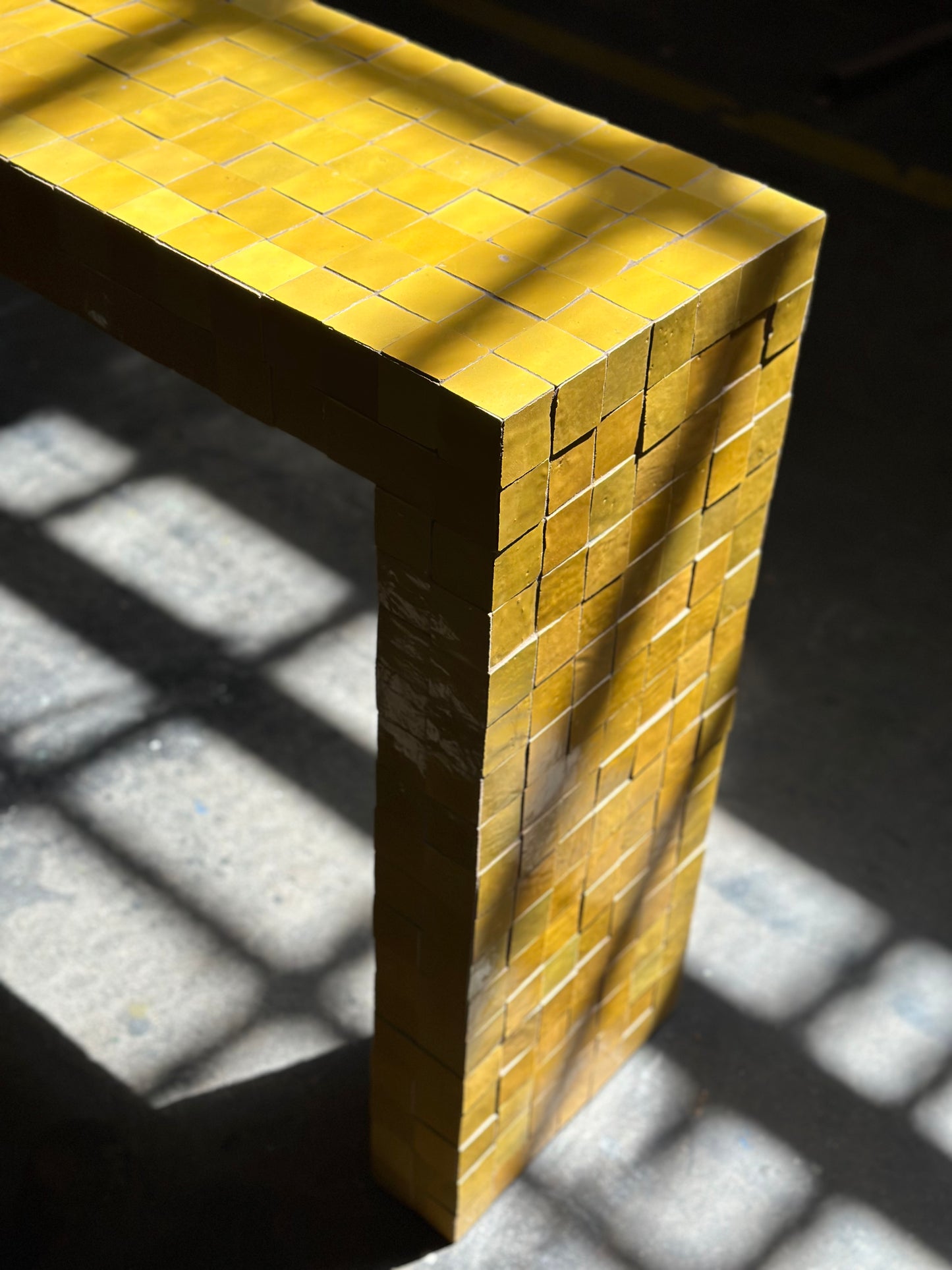 Moroccan console table