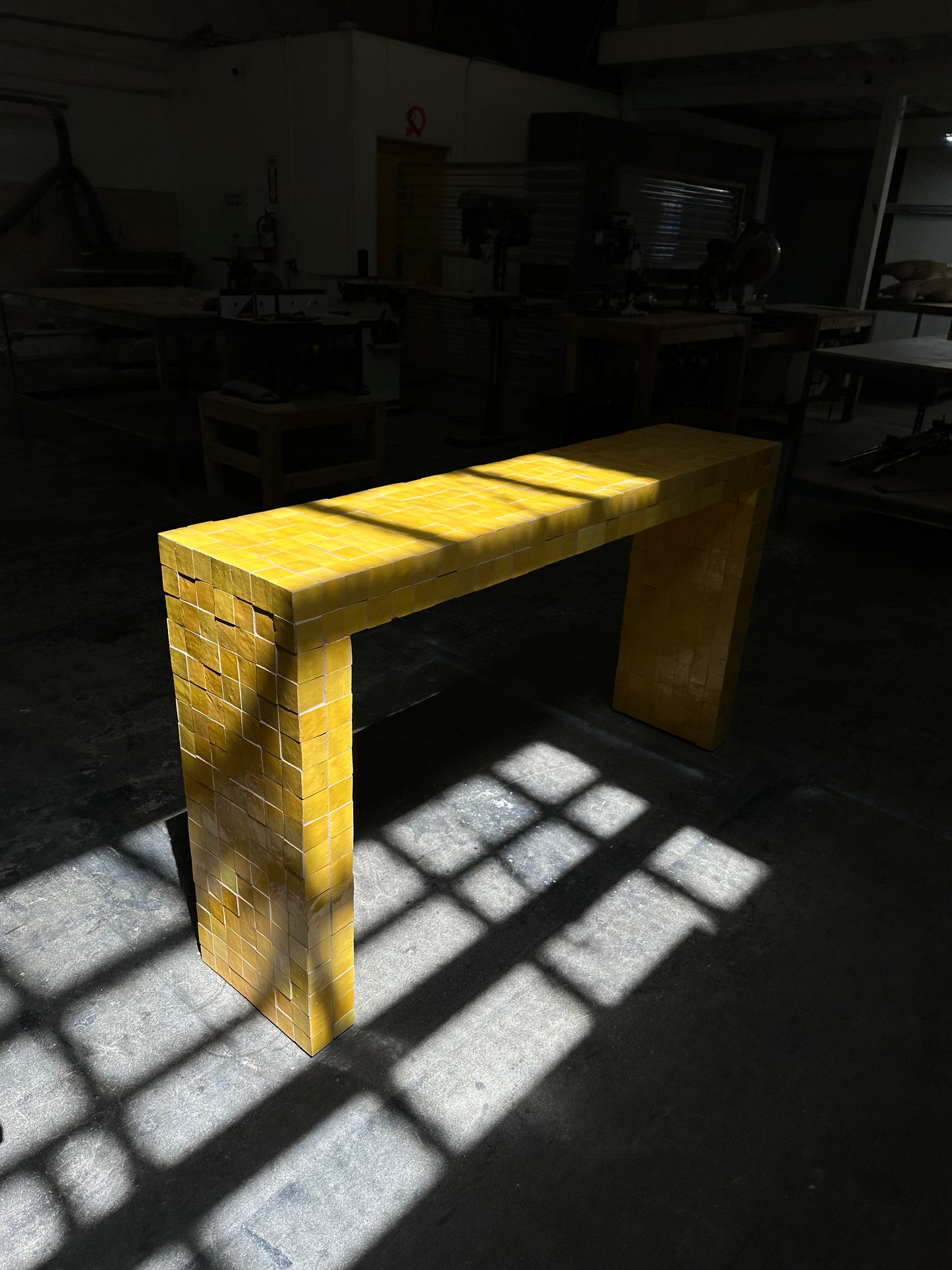 Moroccan console table