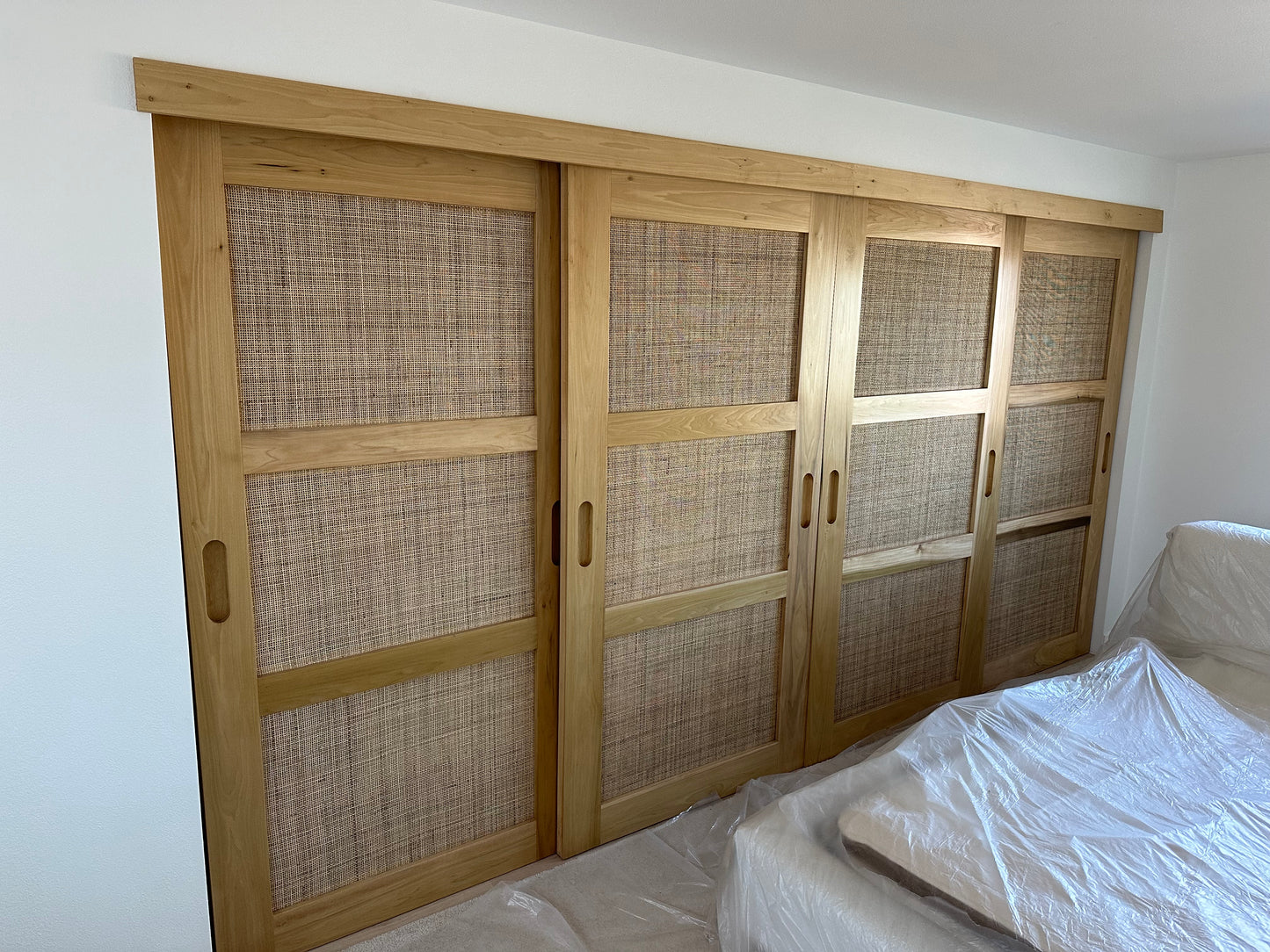 Custom closet doors
