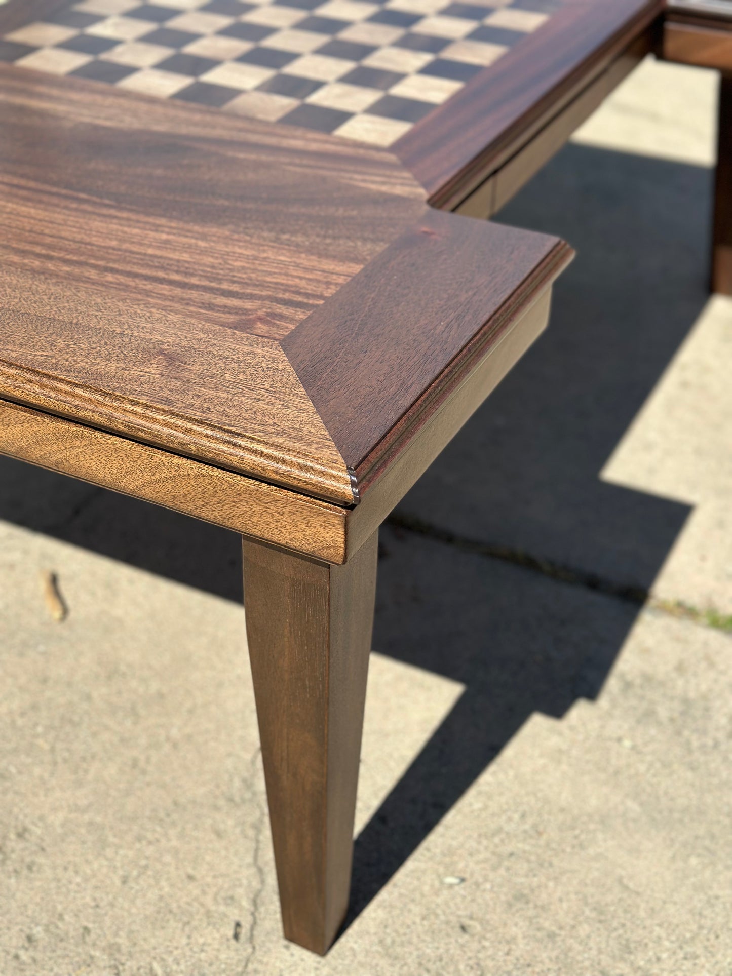 Chess board table