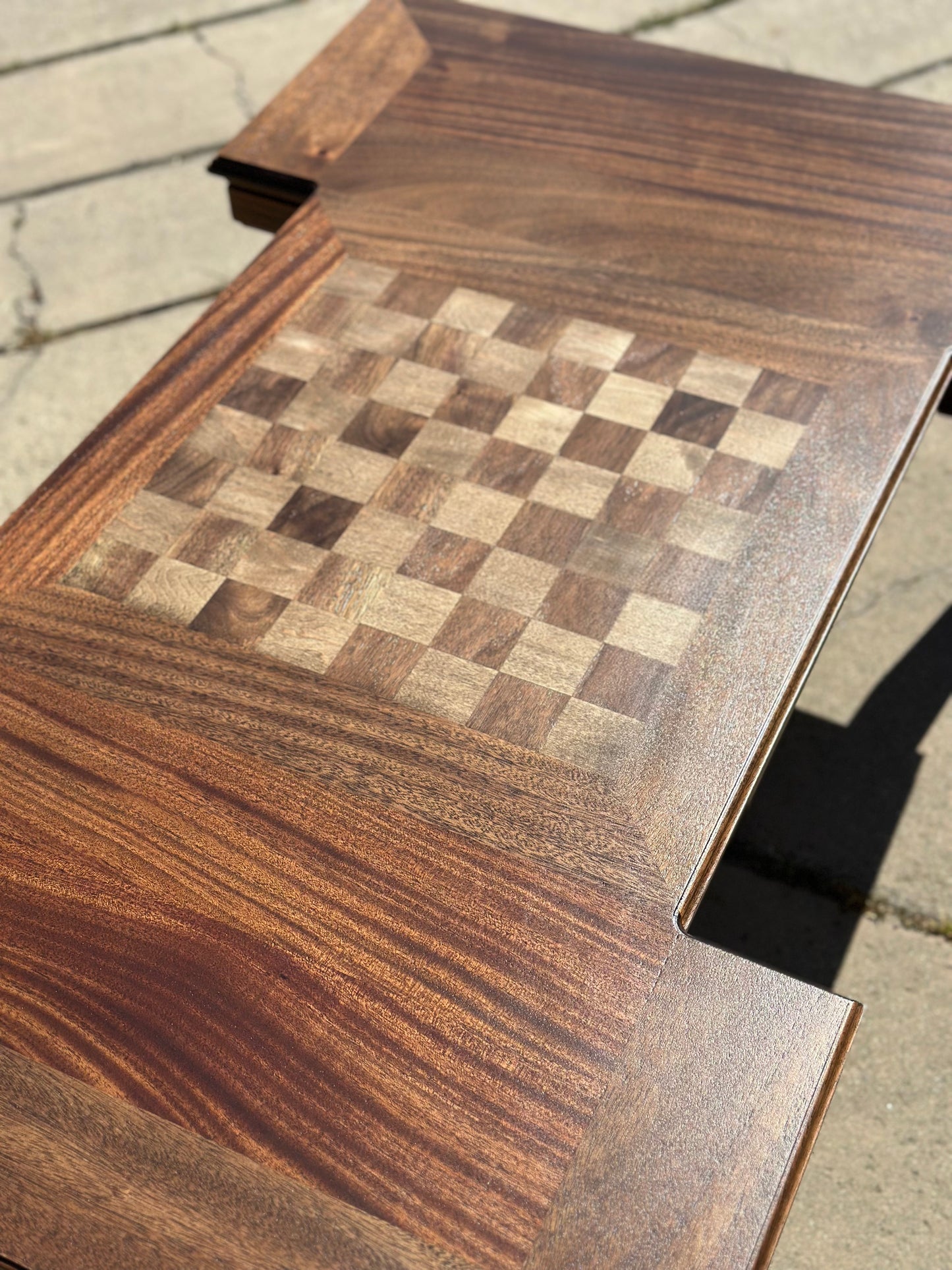Chess board table